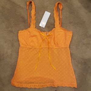 Orange Eberjey cami tank S/M C167C